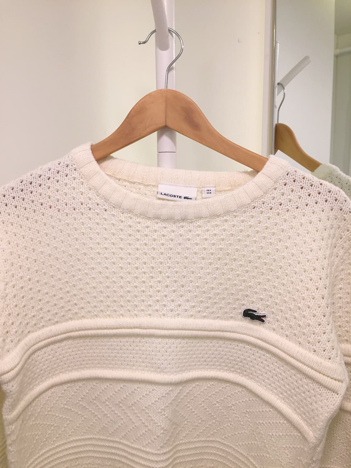 여성 라코스테 니트 스웨터 100 상품이미지3