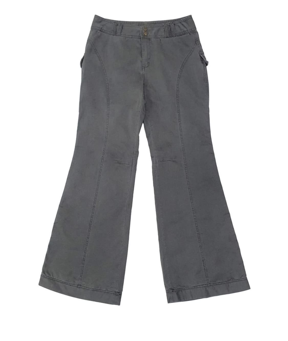 익스파이어드걸 세미 플레어 팬츠 차콜 S 상품이미지2