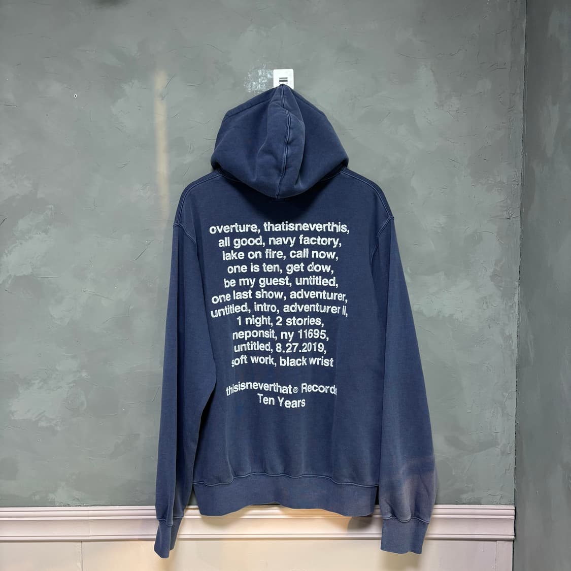 디스이즈네버댓 ten years records 후드 새상품 상품이미지4