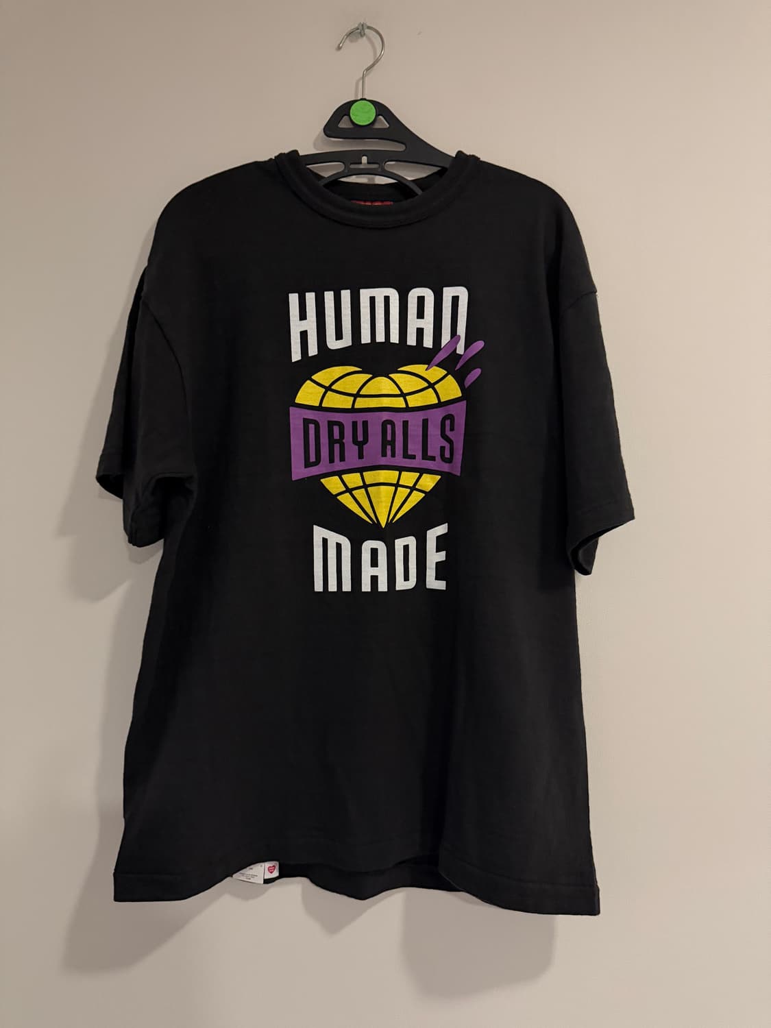 휴먼 메이드 그래픽 티셔츠 블랙 상품이미지2