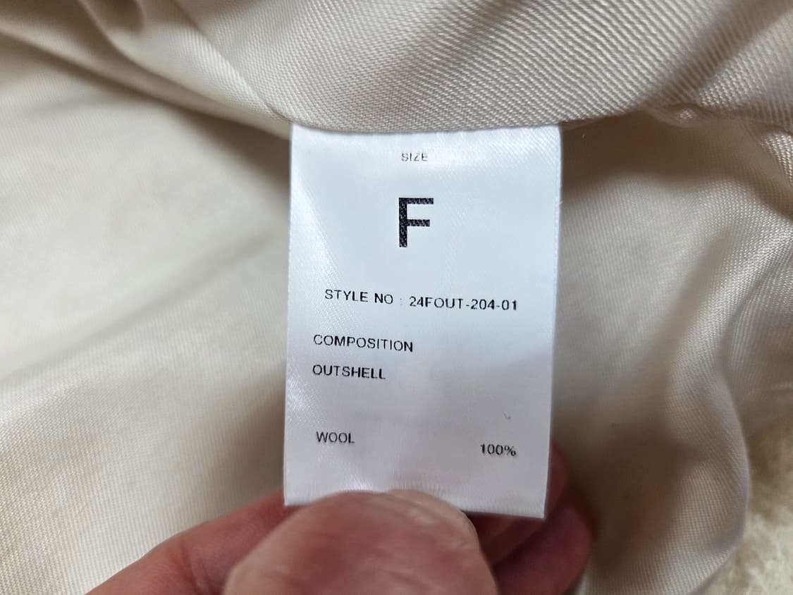 르네제이(RENE J) BOBO 부클 크롭 트위드 울자켓 55-66 상품이미지10