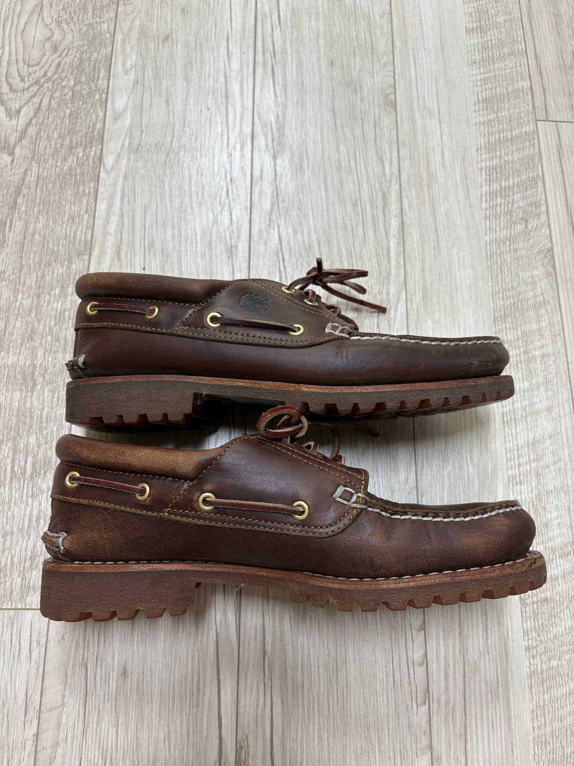 팀버랜드 3아이 보트슈즈 브라운 280 상품이미지3