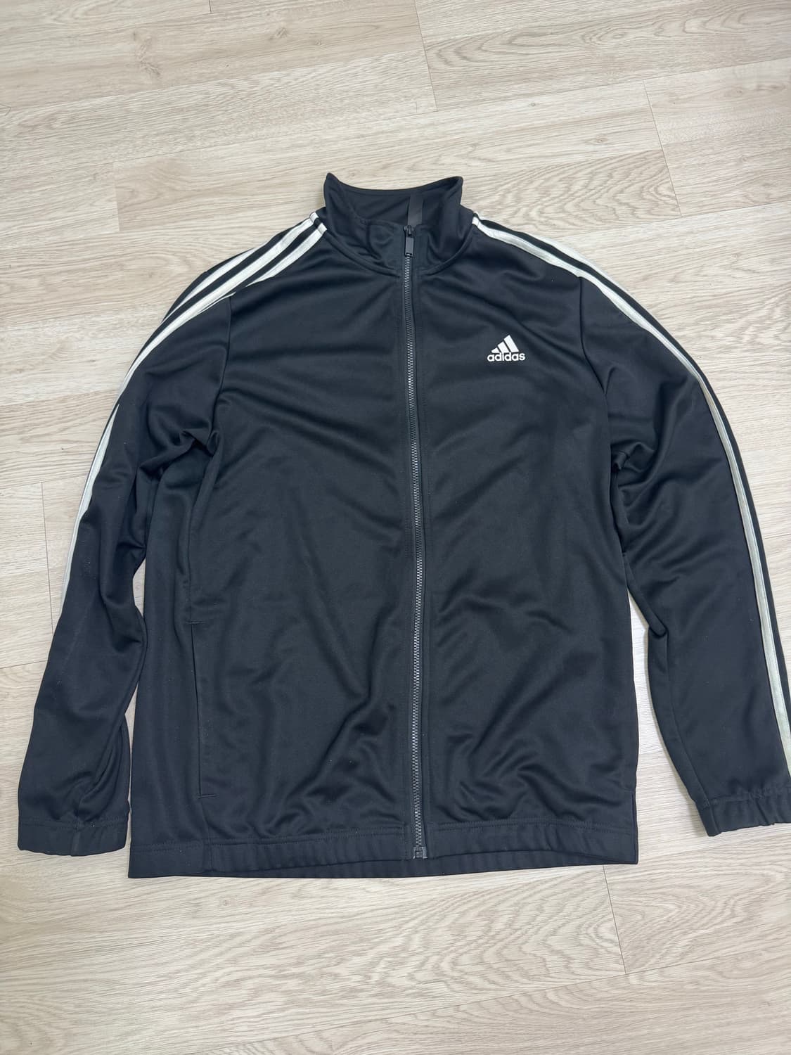 아디다스 삼선 트레이닝 블랙 집업 2xl 상품이미지1