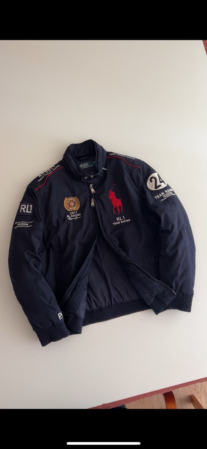 폴로 랄프로렌 레이싱 봄버 자켓 L 상품이미지3