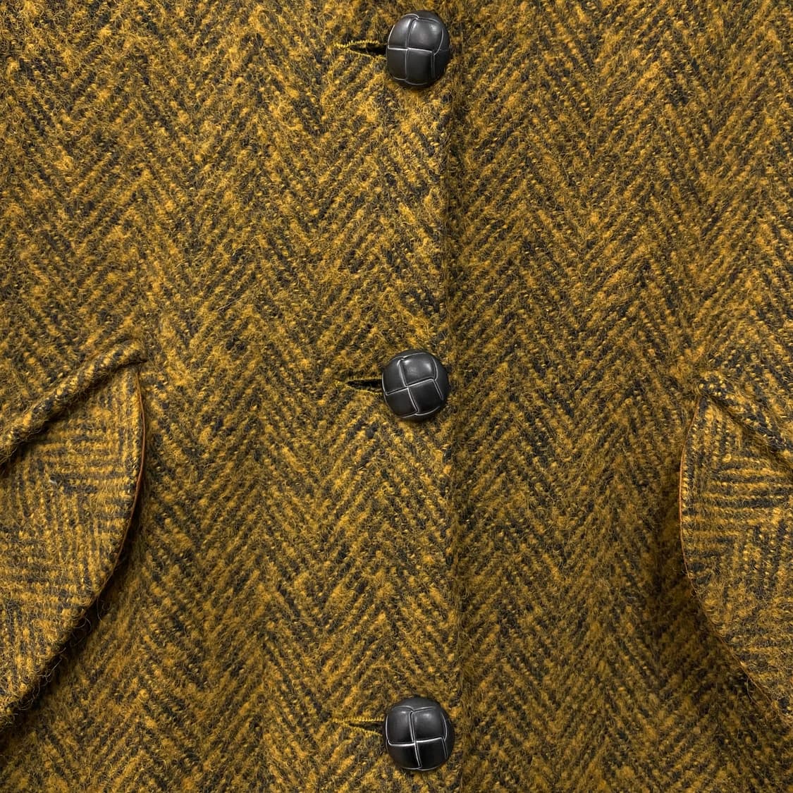 조르지오 아르마니 ITALY 헤링본 울 코트 상품이미지5