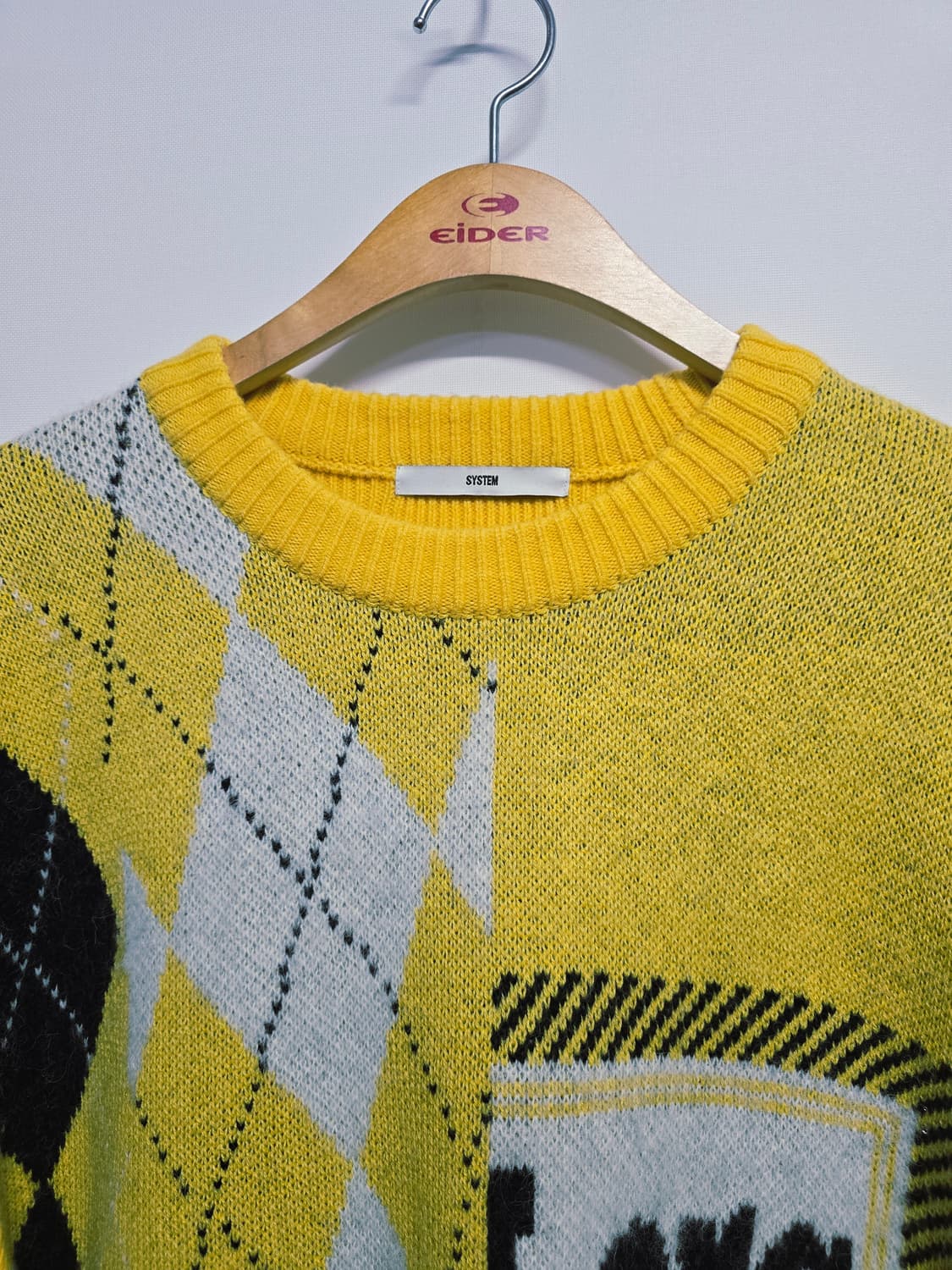 시스템 옐로우 아가일 모 니트95 상품이미지2