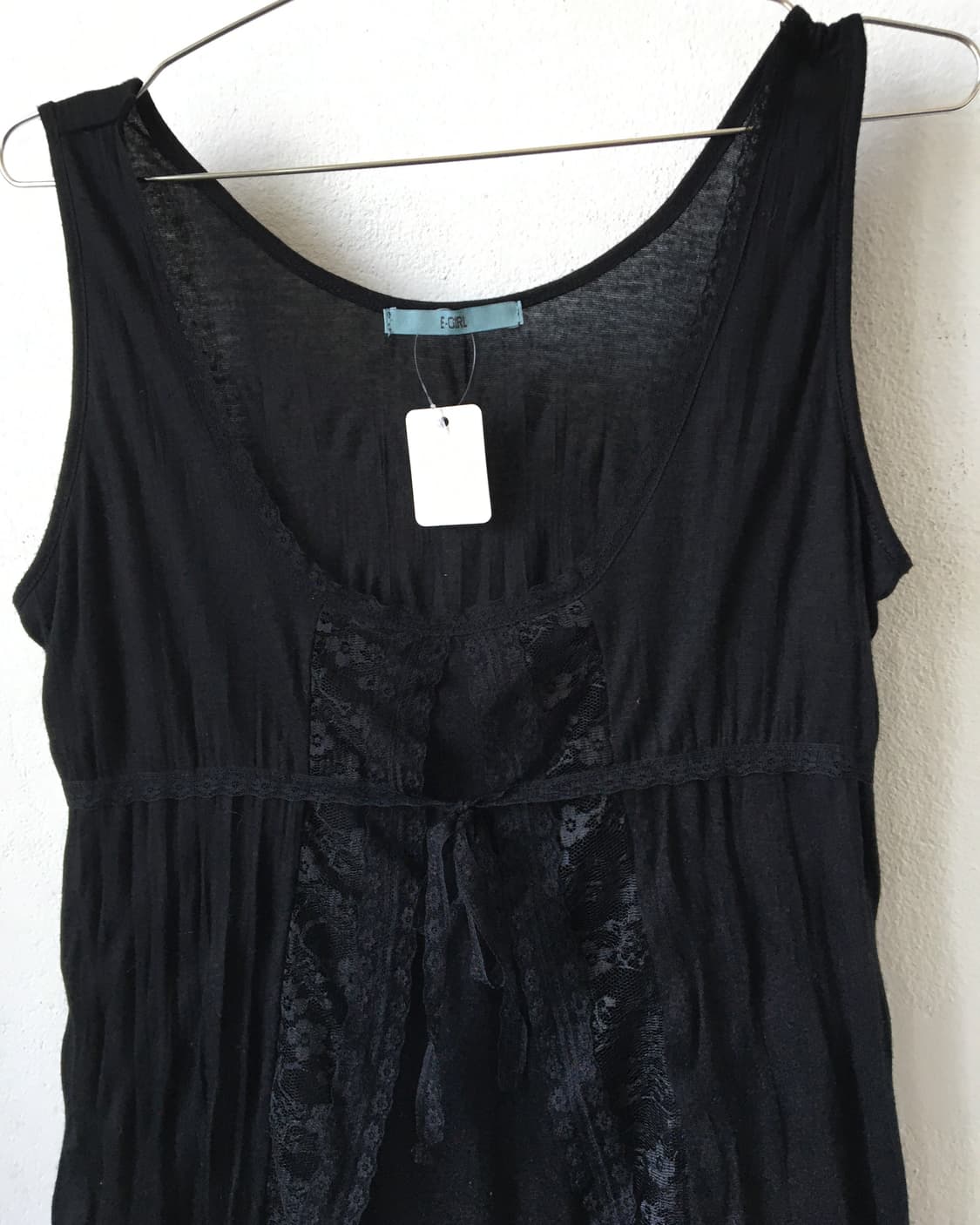 Lace point tied layered sleeveless 상품이미지4