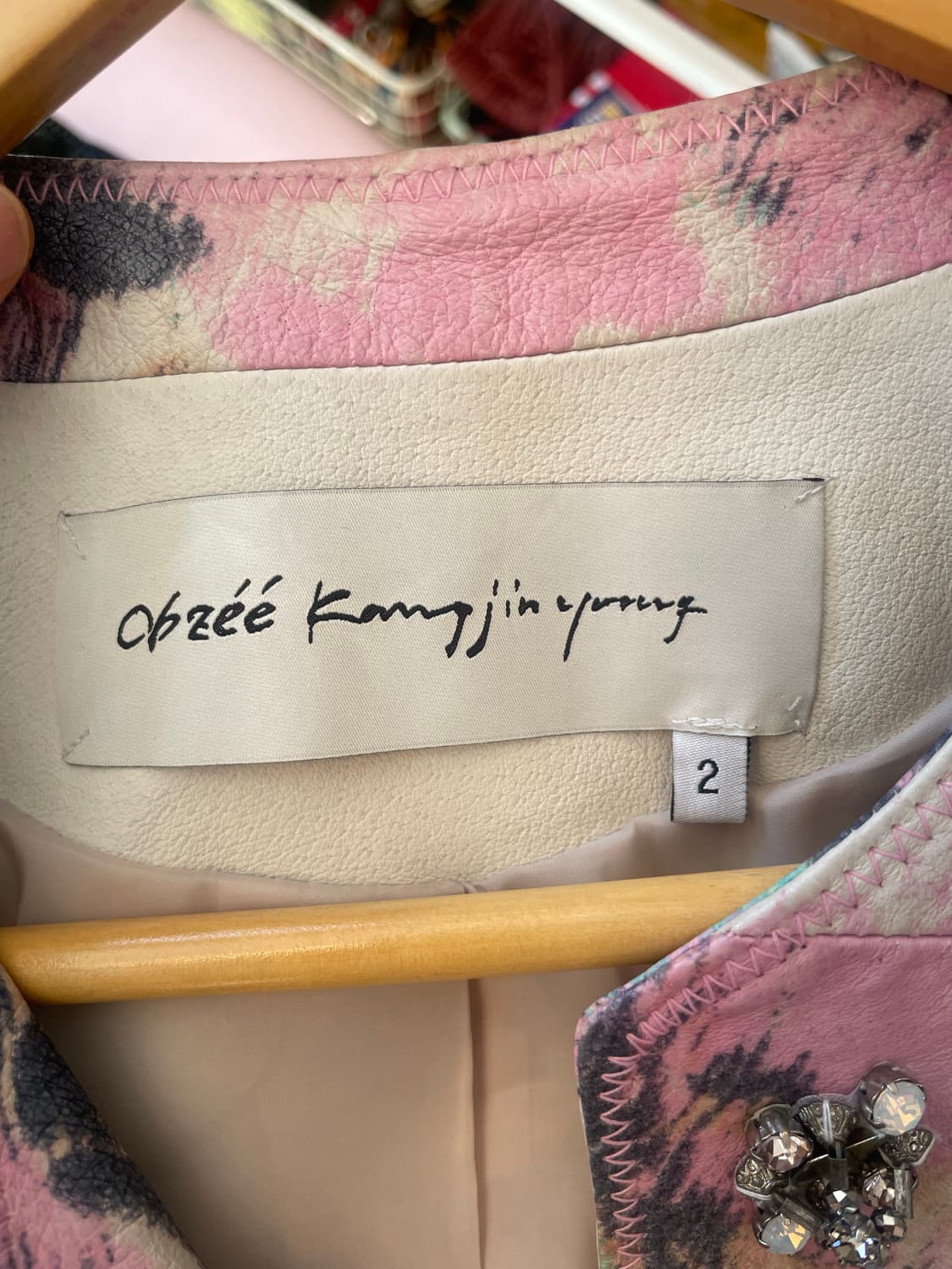 OBZEE 비즈 레더 재킷 상품이미지4