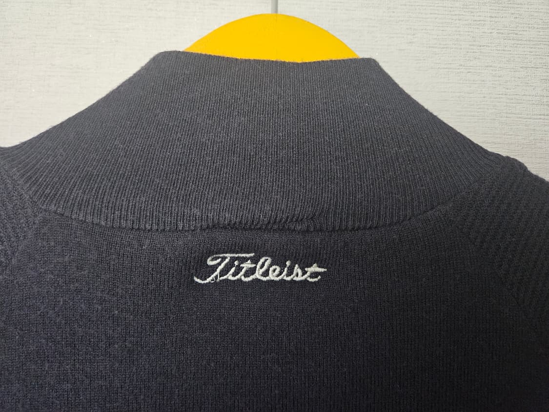 타이틀리스트 골프 방풍 니트 패딩 짚업 자켓 100사이즈 상품이미지4