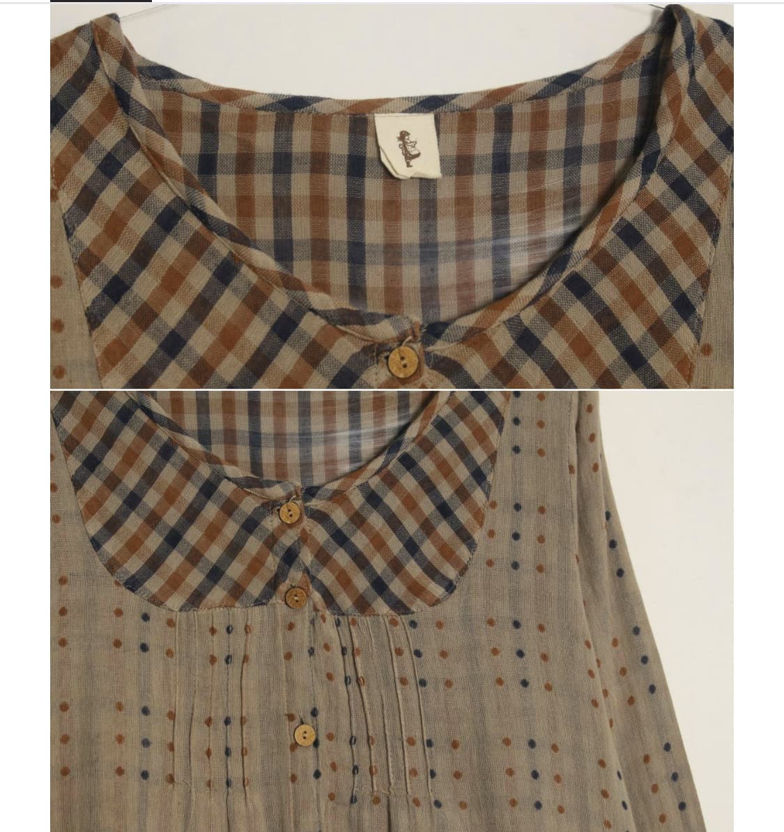 모리걸 원피스 도트 땡땡이 하구미 모리룩 상품이미지2