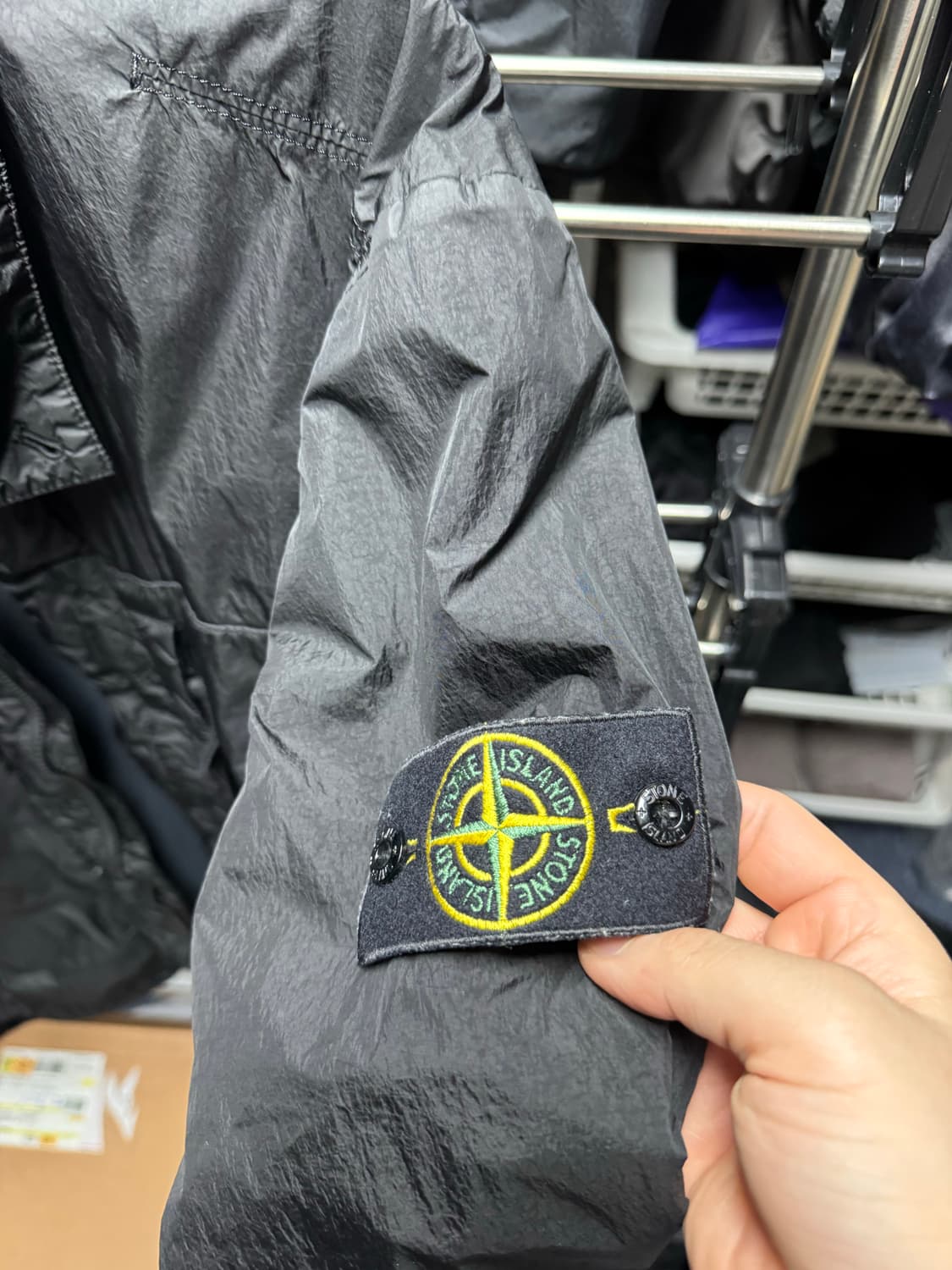 스톤아일랜드 크링클랩스 오버셔츠 L사이즈 상품이미지3