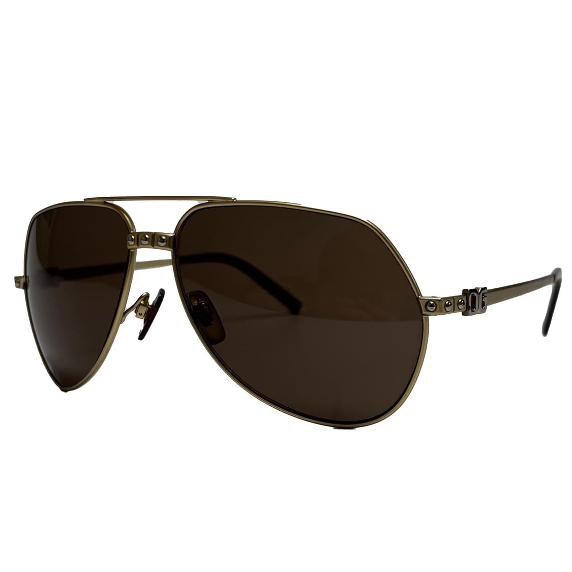 돌체앤가바나 골드 메탈 에비에이터 선글라스 (DG2001) 상품이미지2