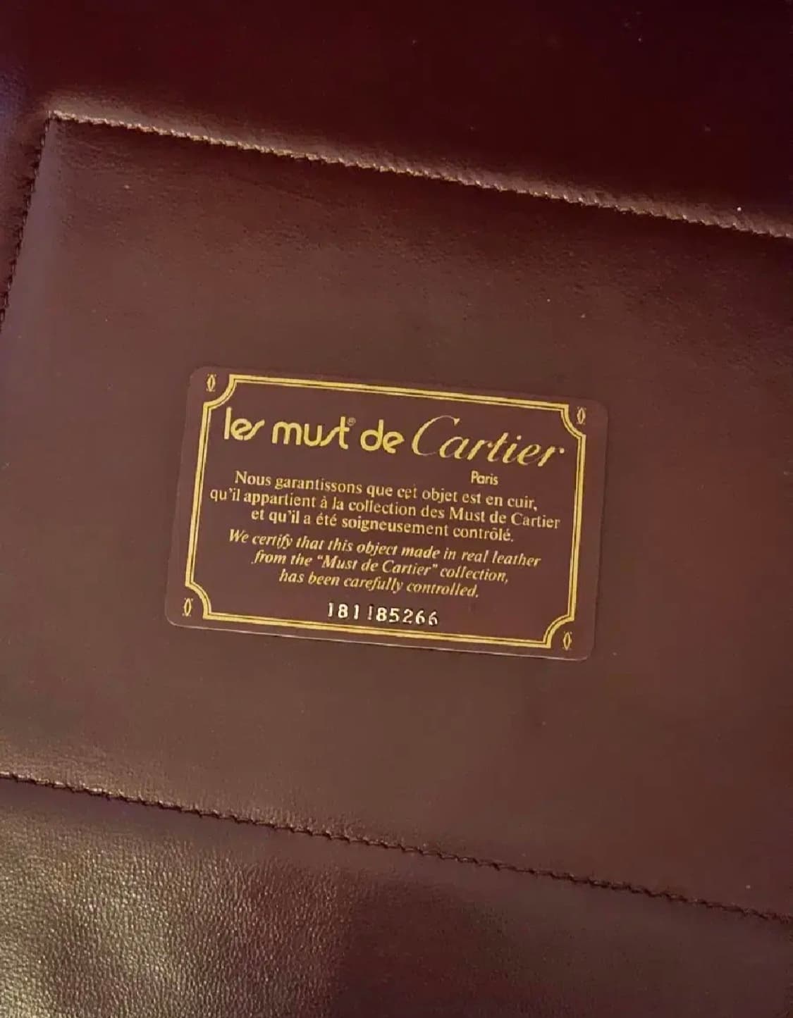 90년대 까르띠에 트렁크 브리프케이스 상품이미지8