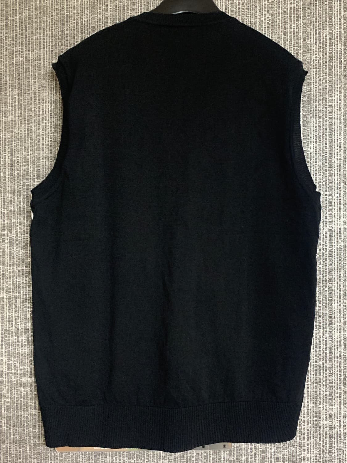 슈페리어 SGF67 블랙 화이트 다이아몬드 패턴 니트 조끼 골프 베스트 상품이미지4