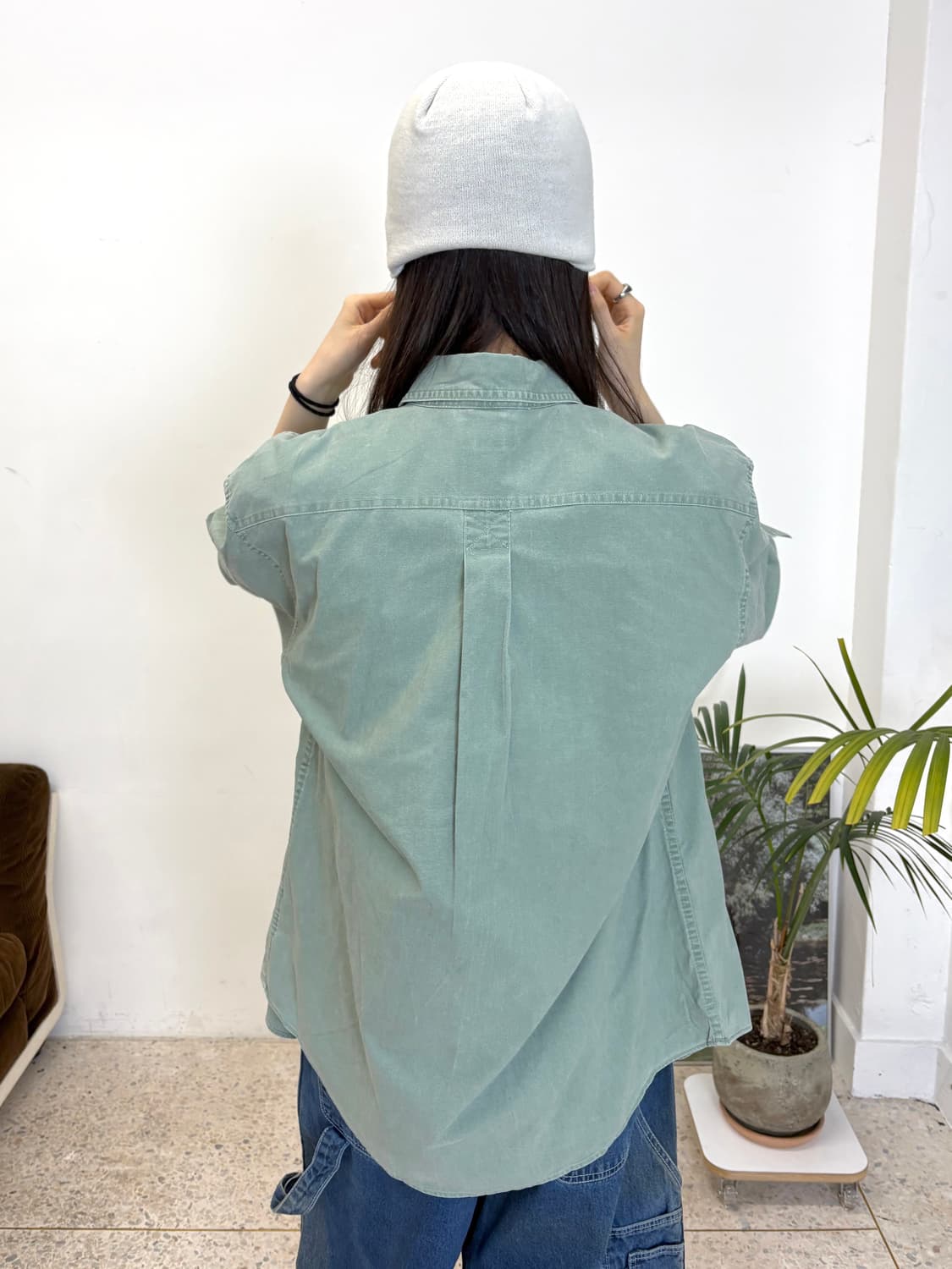 L.L.Bean 빈티지 코튼 워크 셔츠 상품이미지6