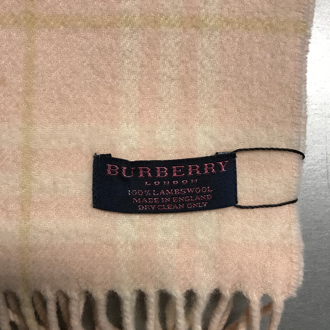 버버리 정품 램스울 머플러 핑크 상품이미지4