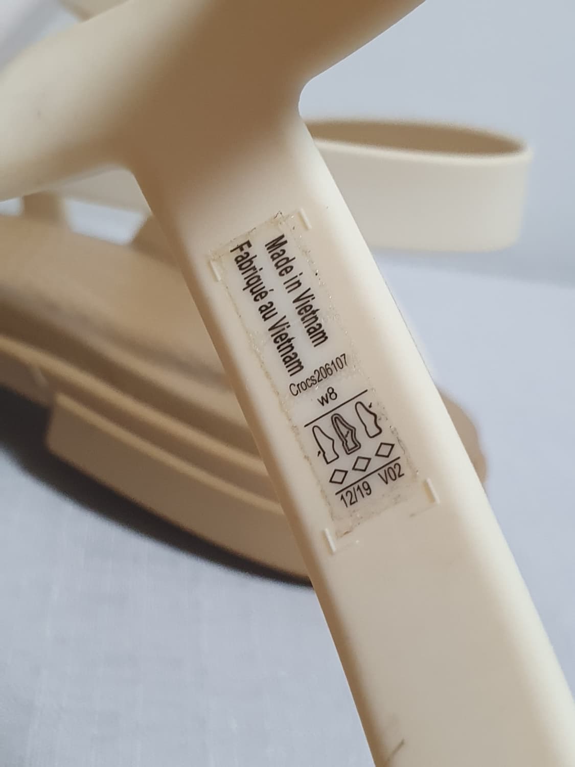 230mm 크록스 툴룸 오픈 플랫 샌들 베이지 상품이미지9