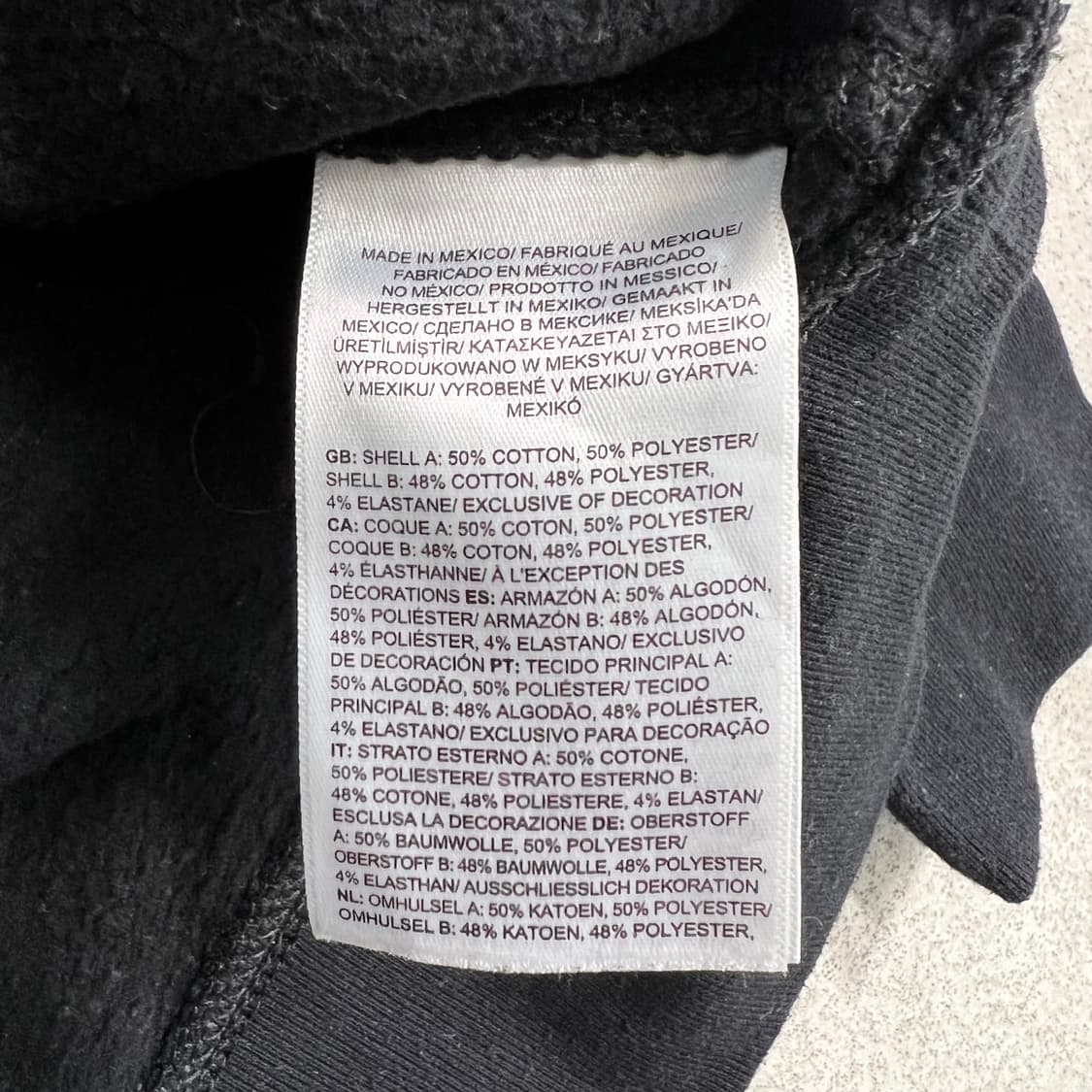 노스페이스 블랙 스퀘어 로고 맨투맨 상품이미지6