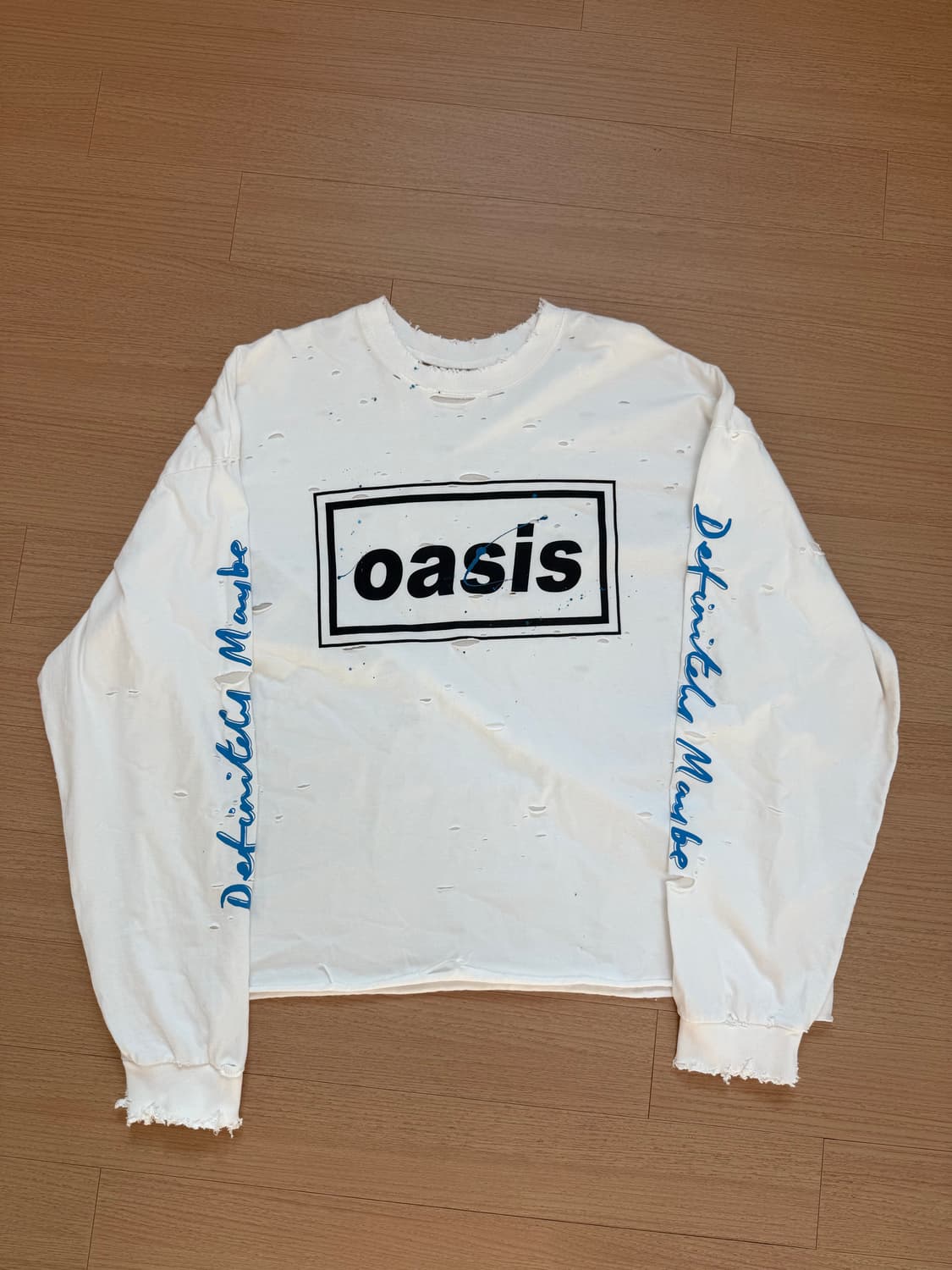 빈티지 디스트레스드 긴팔 상품이미지1