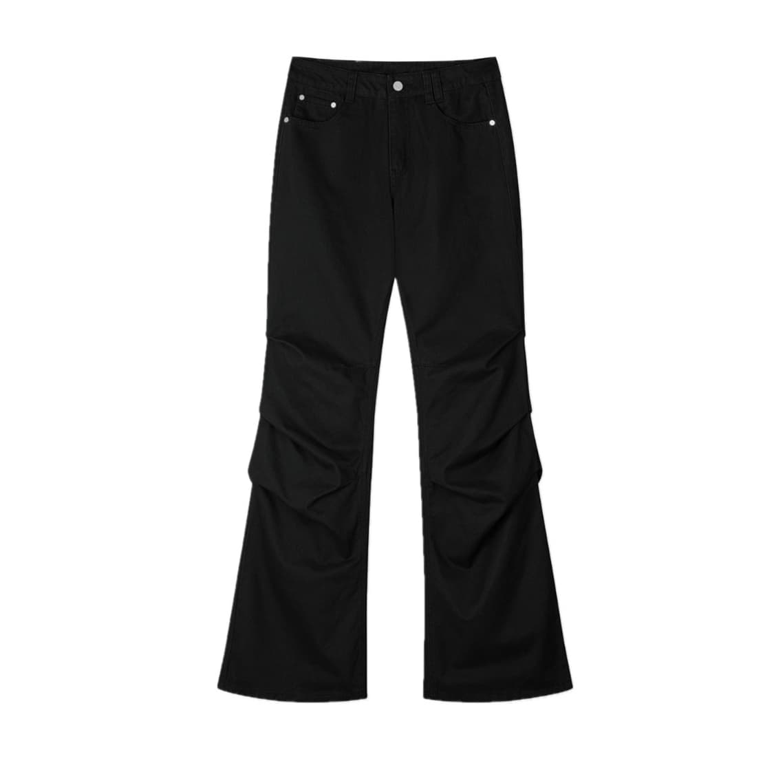 Decet flared shirring pants black 사이즈 xs 상품이미지1