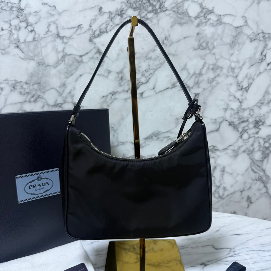 프라다 2005 리에디션 미니 호보백 숄더백 신형 상품이미지4