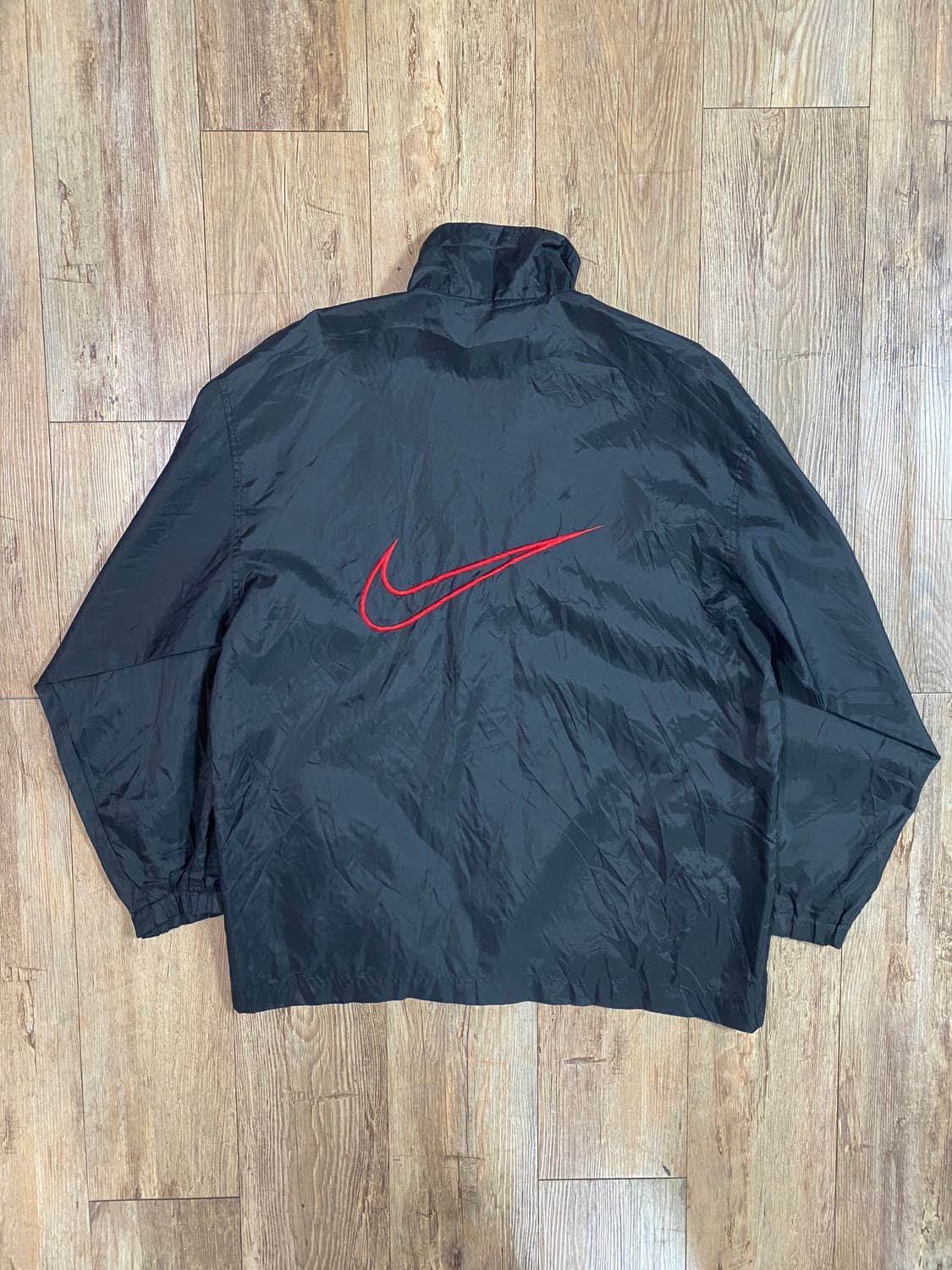90s 올드스쿨 나이키 나일론 아노락 블랙 L 상품이미지2