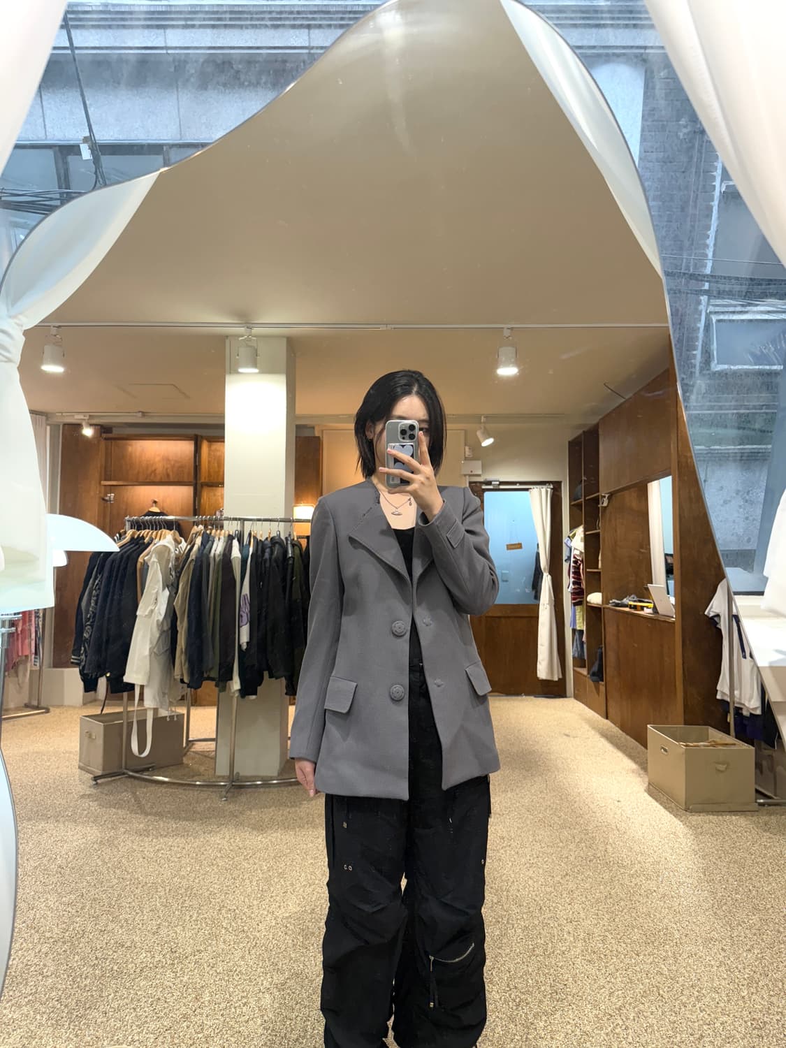 메종 마르지엘라 컷 오프 블레이저 자켓 상품이미지2