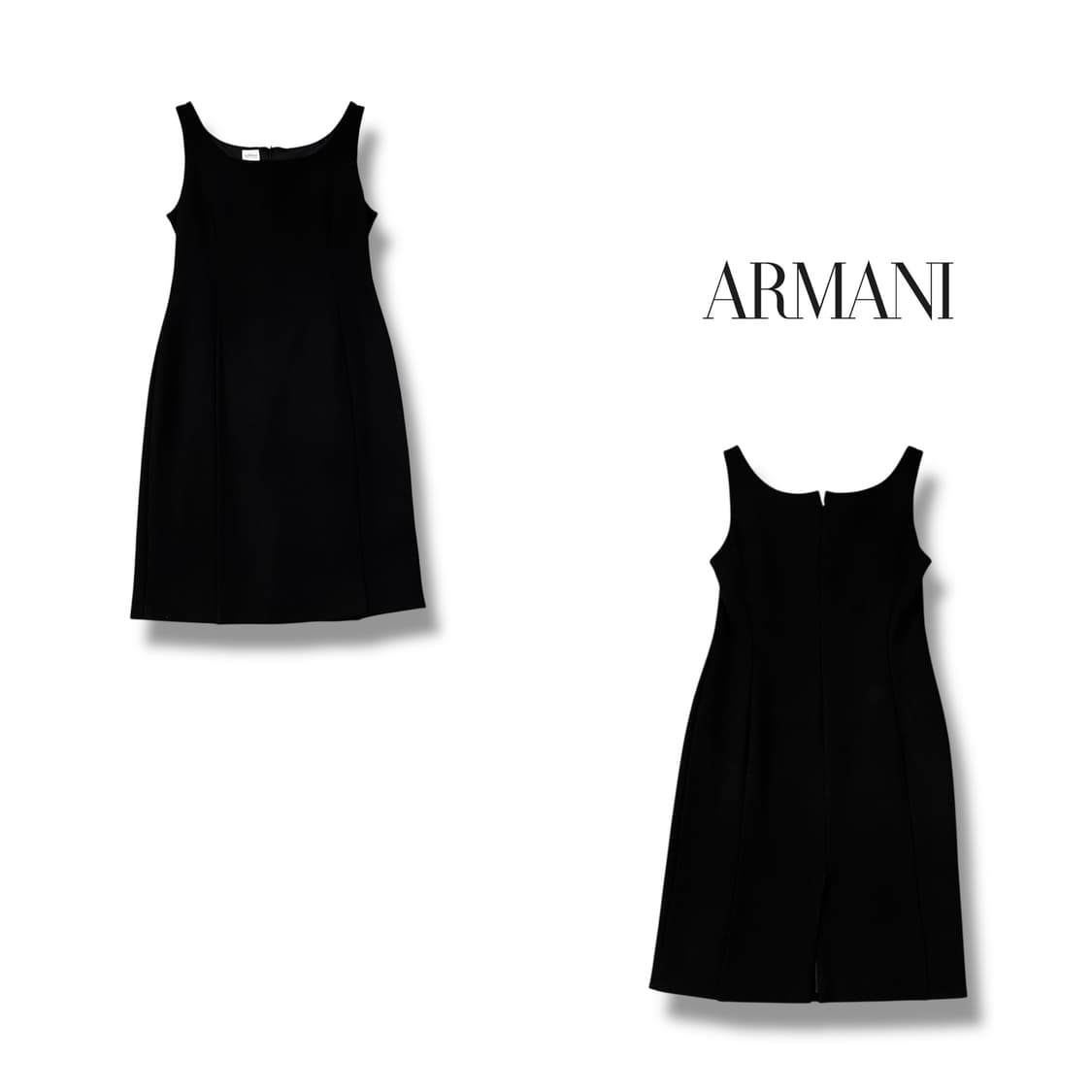 아르마니 꼴레지오니 슬리브리스 원피스 y14150 상품이미지1