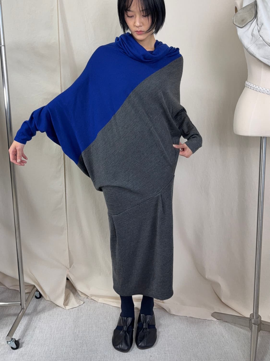 Atsuro Tayama  비대칭 니트 드레스 상품이미지3