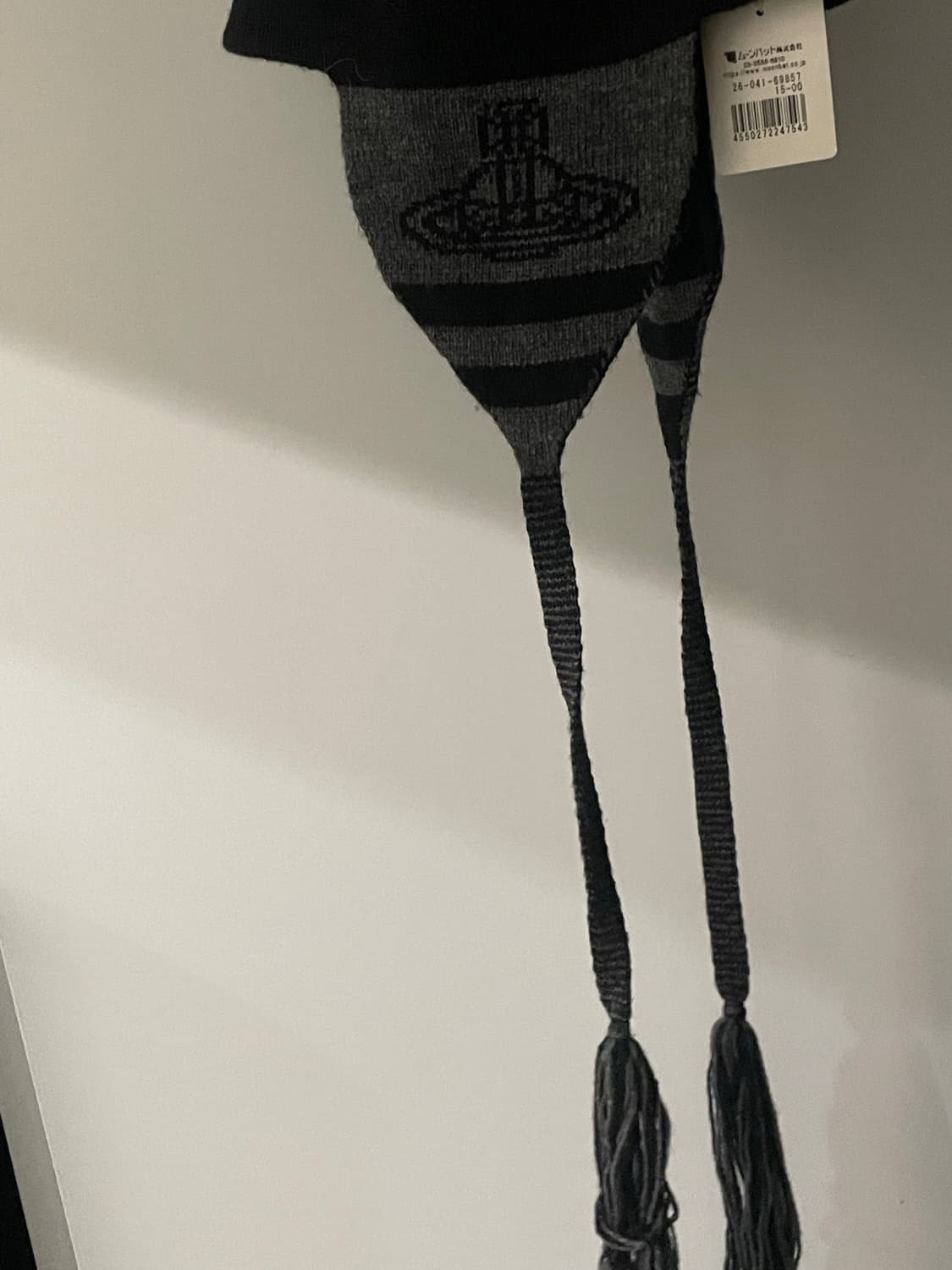 비비안웨스트우드 이어 플랩 귀도리 비니 모자 상품이미지4