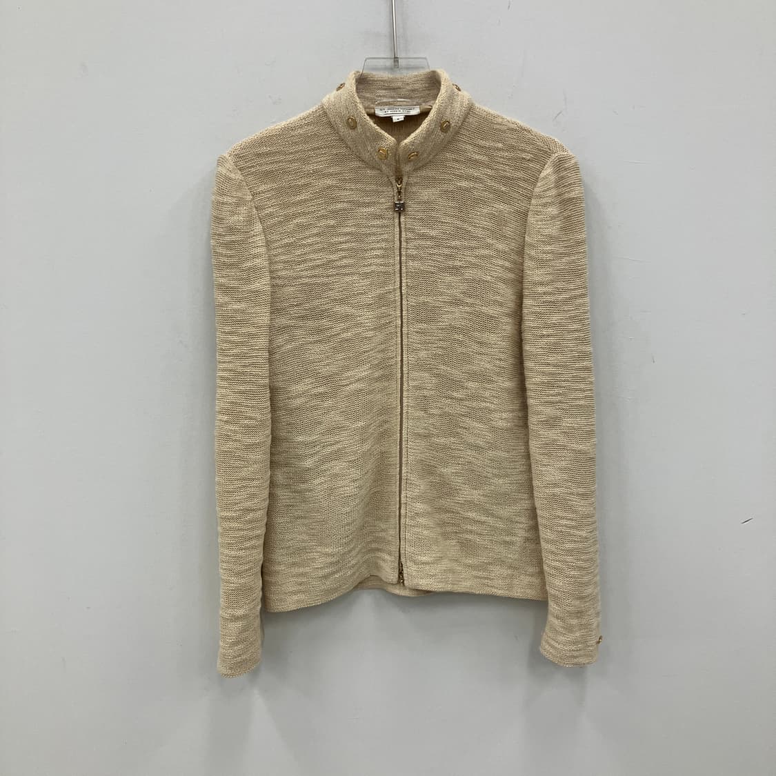 세인트 존 스포츠 베이지 산타나 니트 집업 자켓  상품이미지1