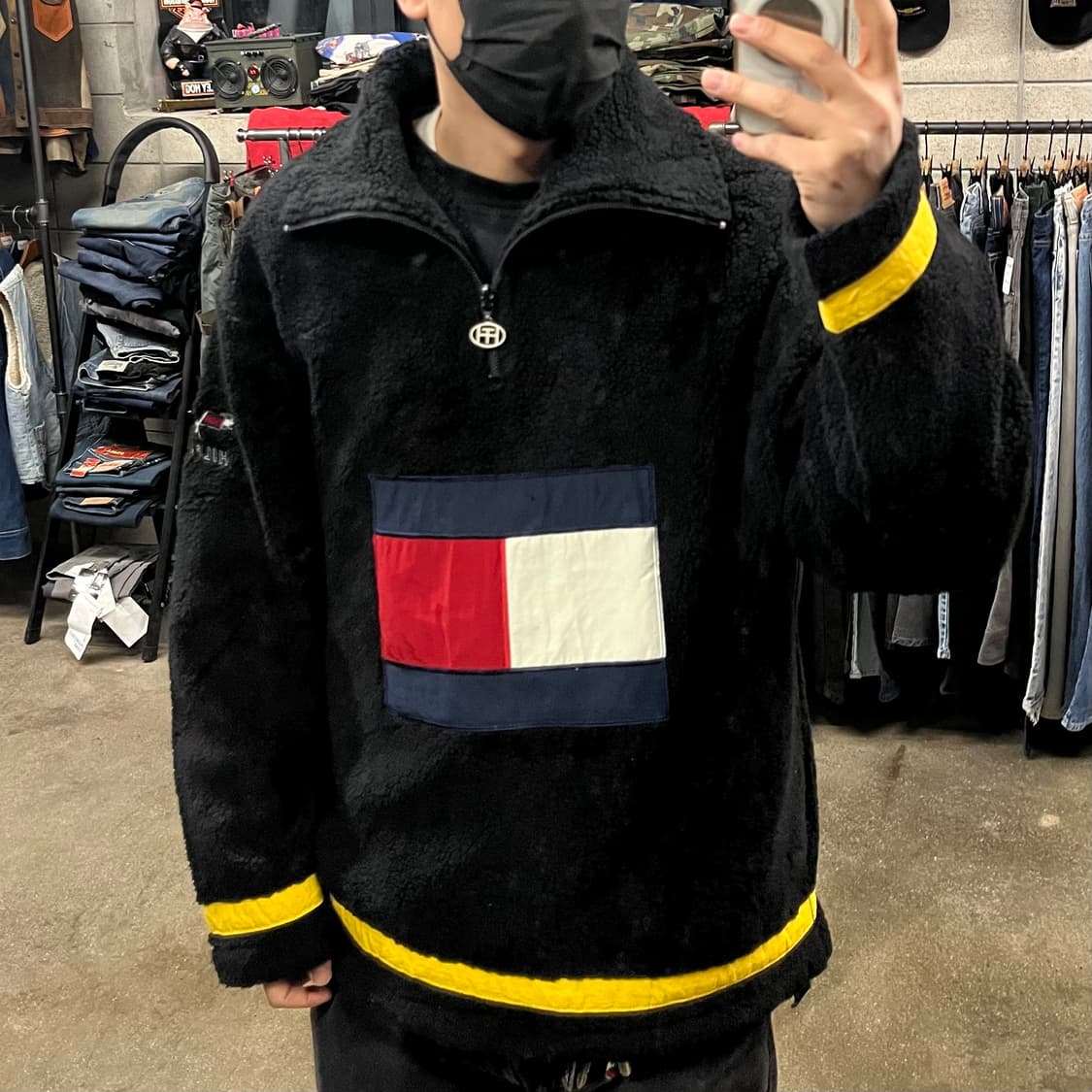 90s 타미힐피거 F1 후리스 아노락 (105) 상품이미지7