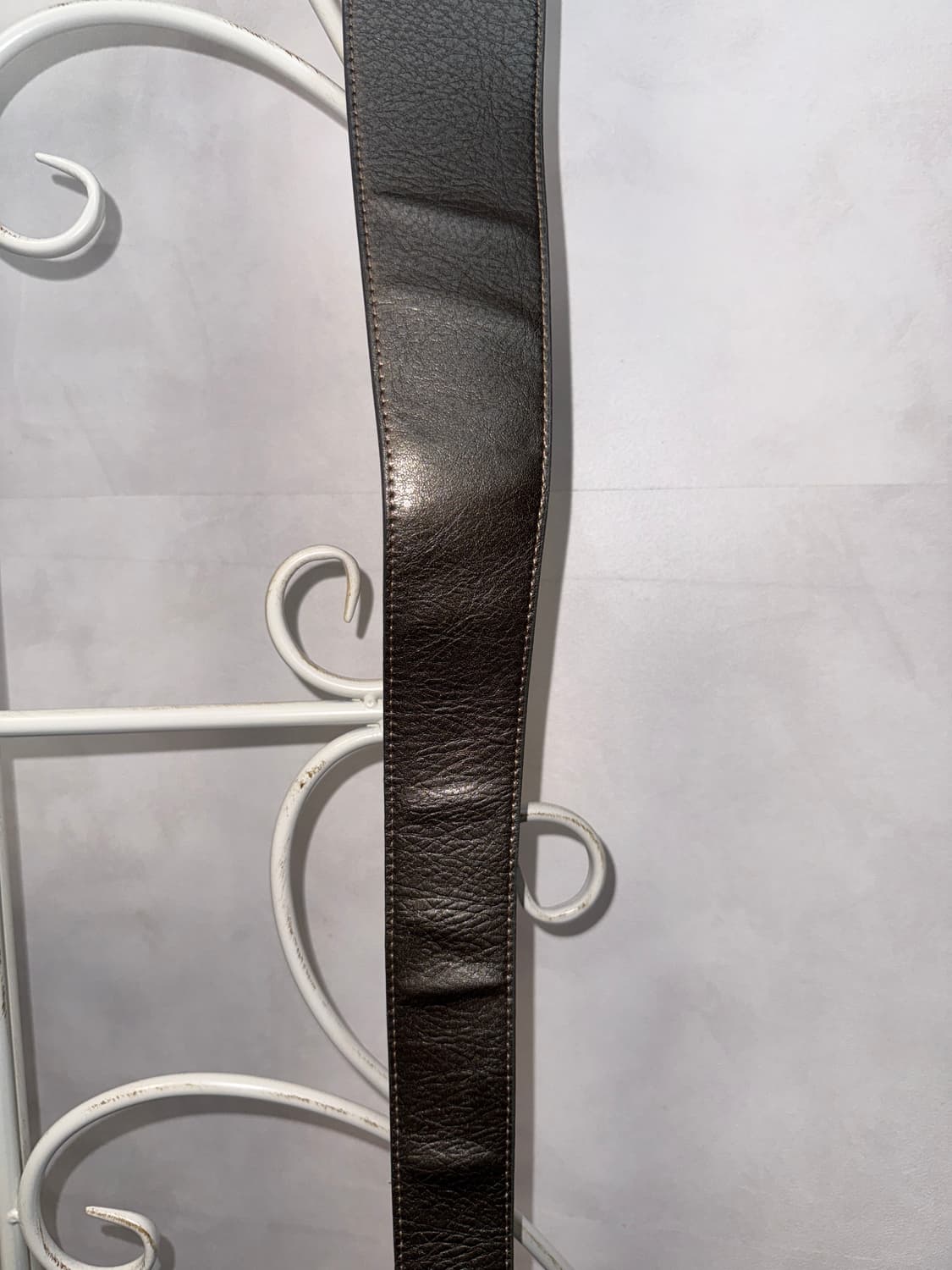 Dark brown bold western buckle belt 상품이미지6