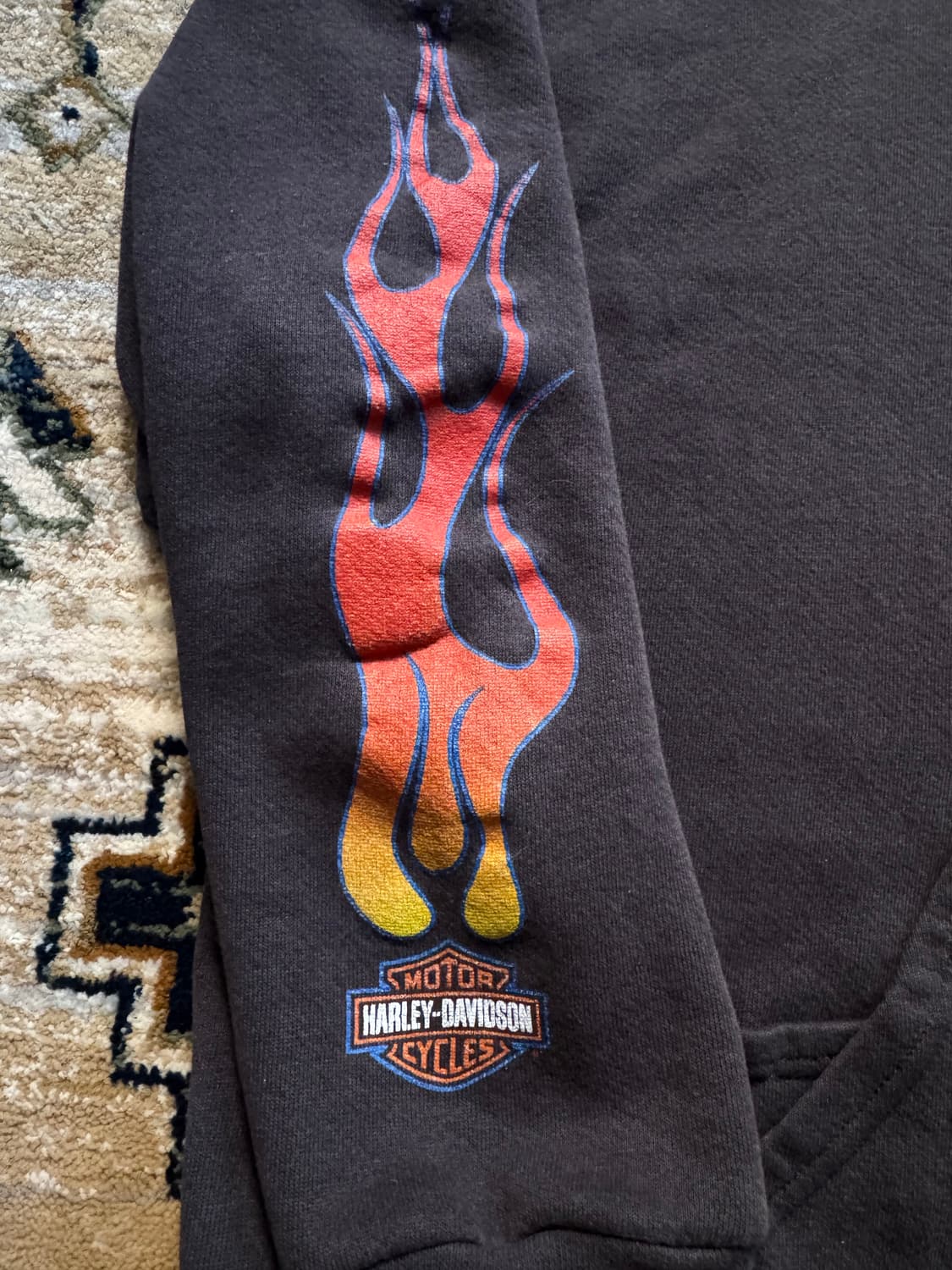 Harley Davidson Flame 할리데이비슨 후드집업 상품이미지4