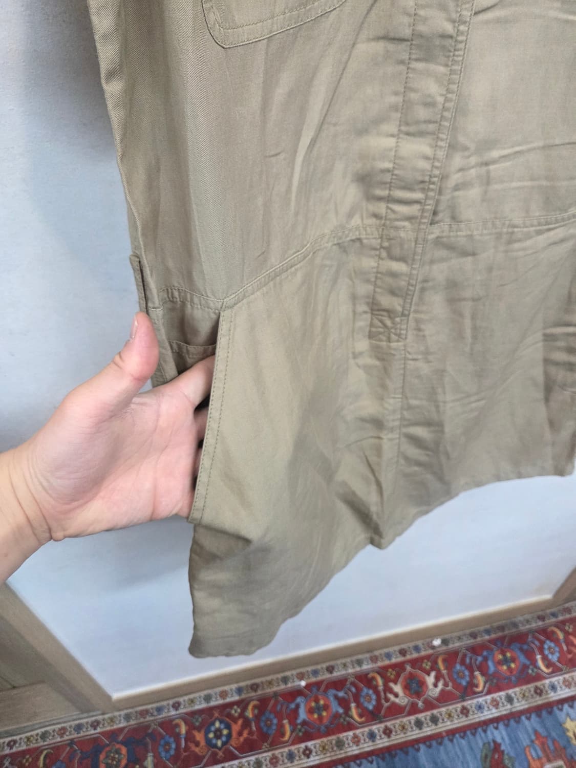 스튜디오 톰보이 린넨 원피스 셔츠반팔 프리  상품이미지4