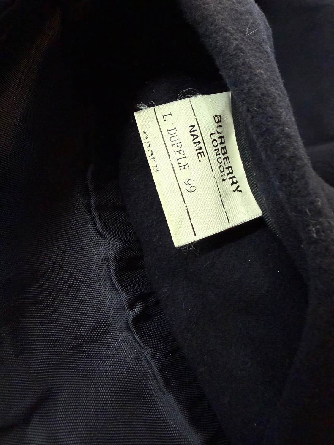 55/ 버버리 떡볶이 후디 울 코트 자켓 상품이미지8