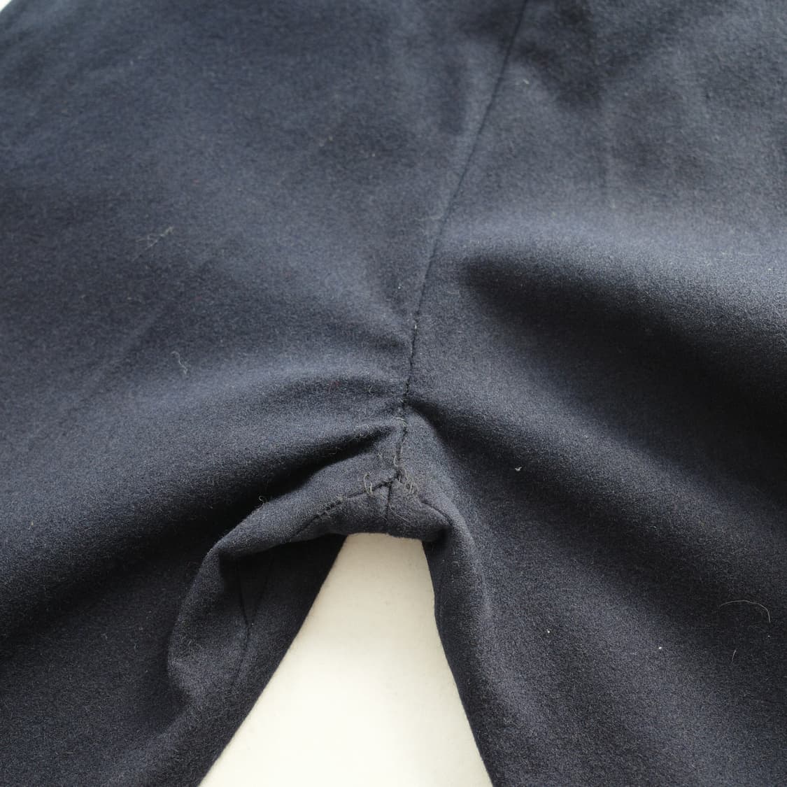 60s 오리지널 프랑스 해군 세일러 울 팬츠 33 프렌치 네이비 상품이미지10