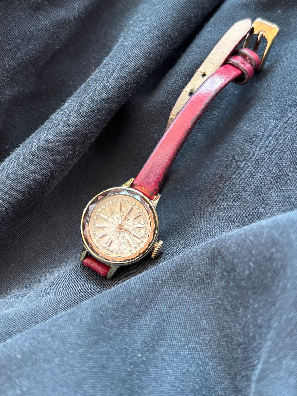 vintage ost leather string watch 상품이미지1