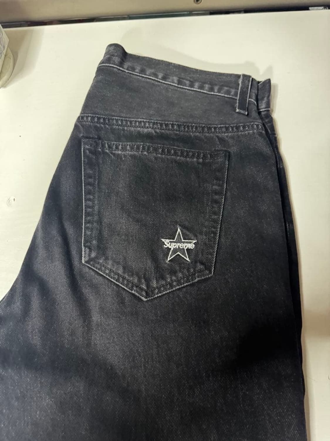 [30]슈프림 레귤러진 블랙 상품이미지4