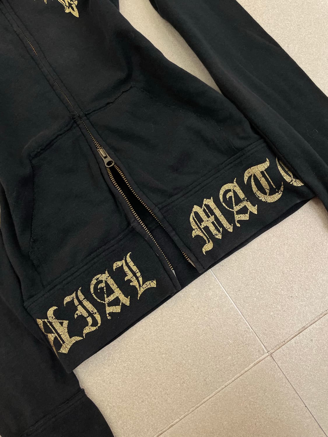 십자 날개 y2k 후드집업 상품이미지5