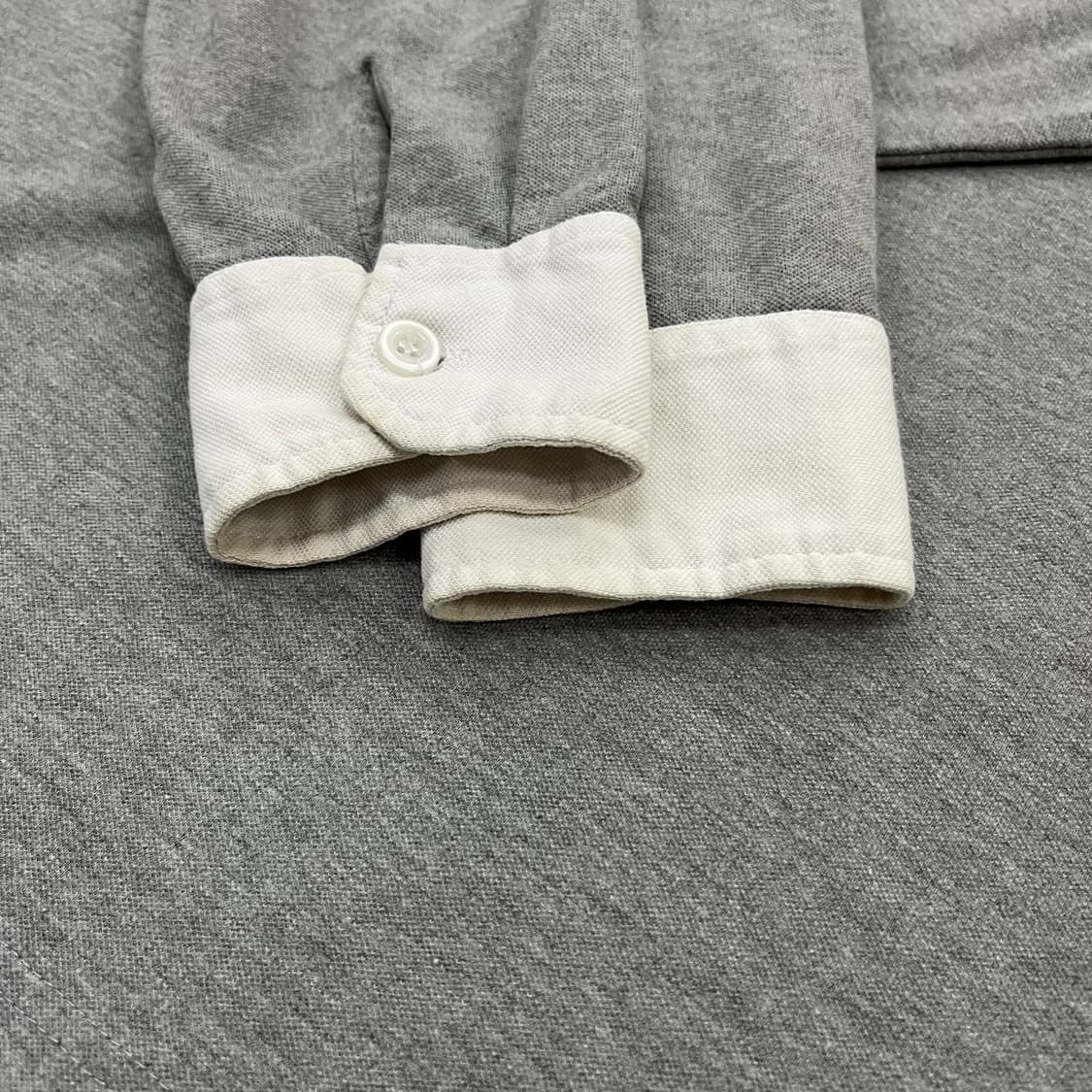 [XL] 남성 견장 패치 롱슬리브 긴팔 카라 티셔츠 3947 상품이미지3