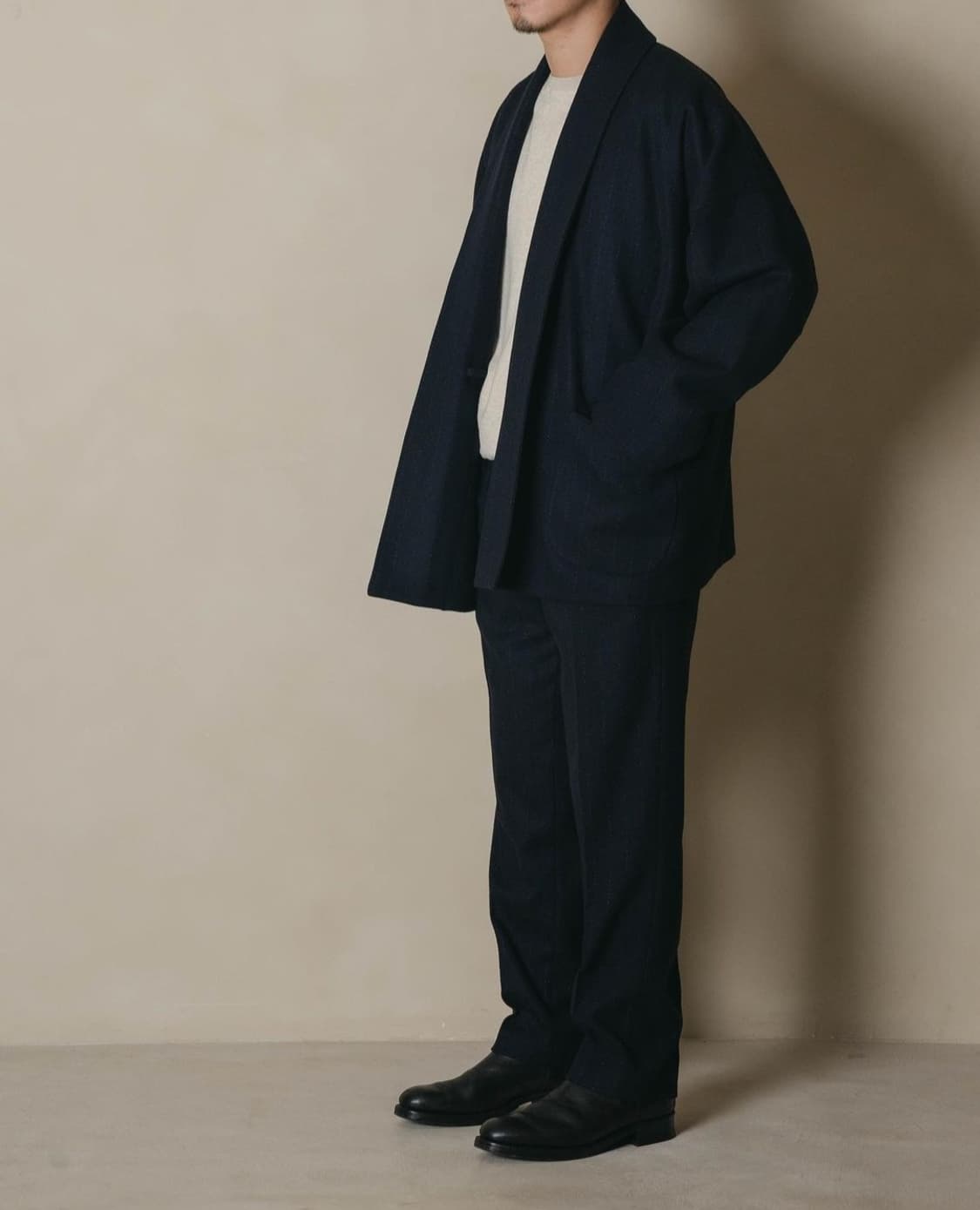 올드조 스트라이프 울·캐시미어 트라우져 상품이미지6