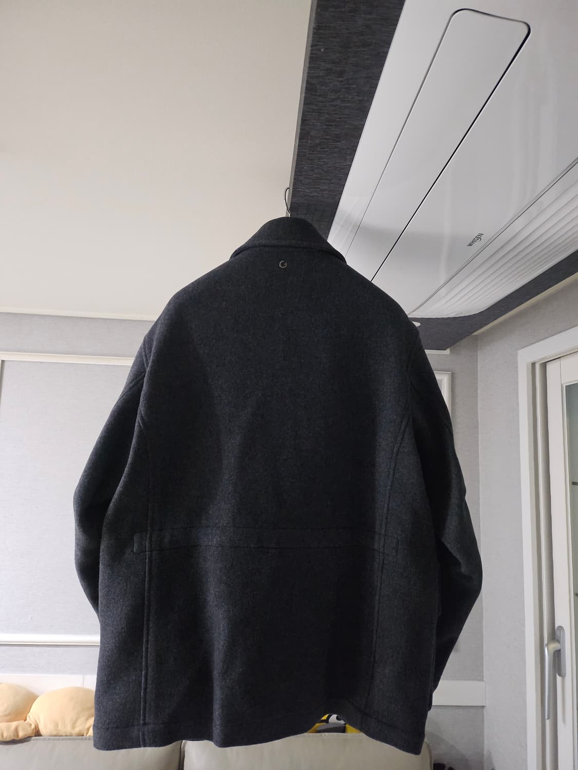 [거의 새것] 시프트지 SHIFT.G 오버핏 울 사파리 블렌디드 코트 상품이미지2