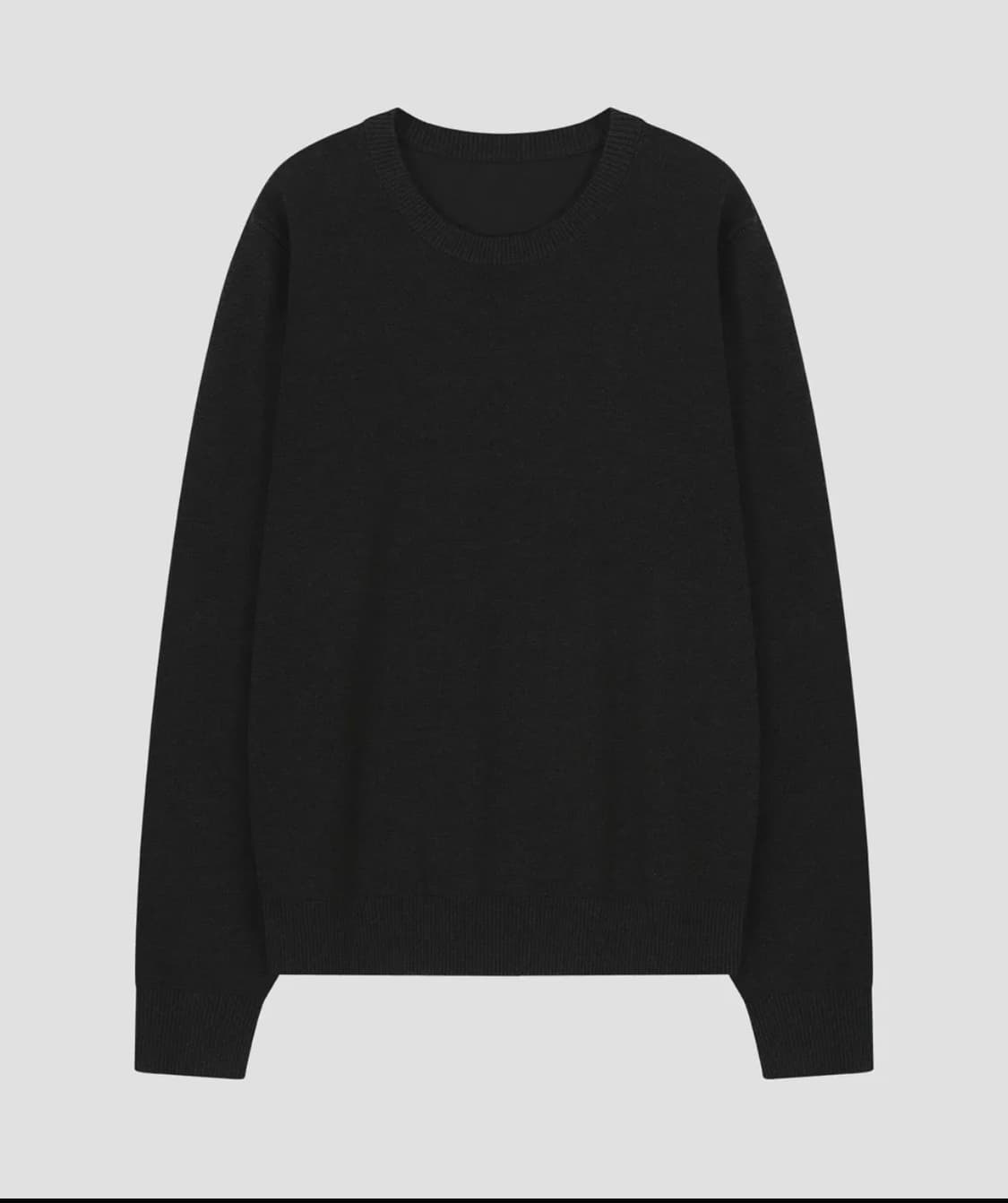 실키 라운드넥 니트 상품이미지2