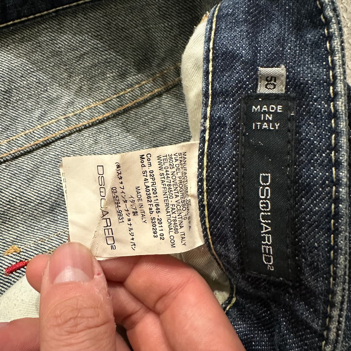 디스퀘어드2(Dsquared2) 셀비지 데님 상품이미지5