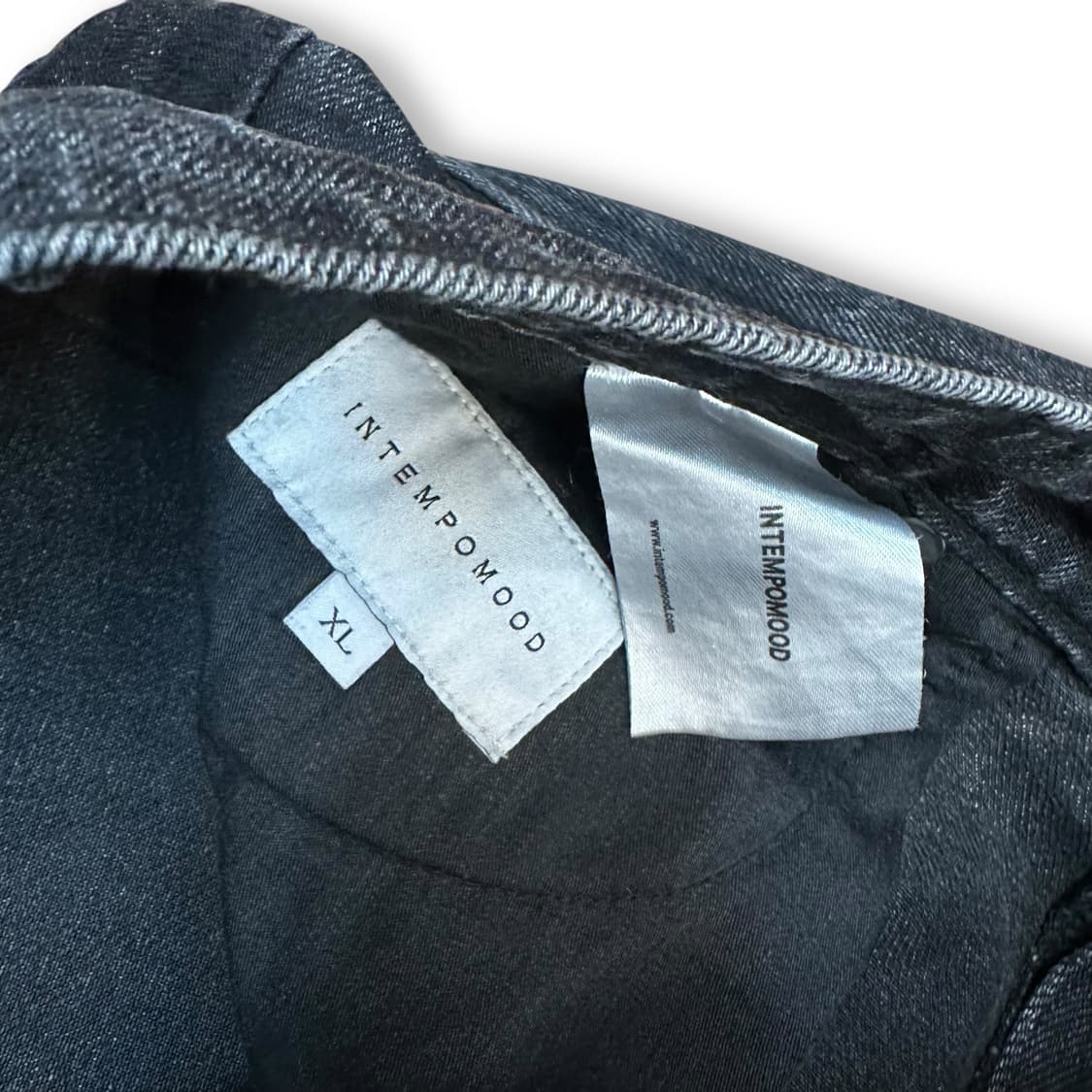 인템포무드 절게 와이드 데님 팬츠 상품이미지5