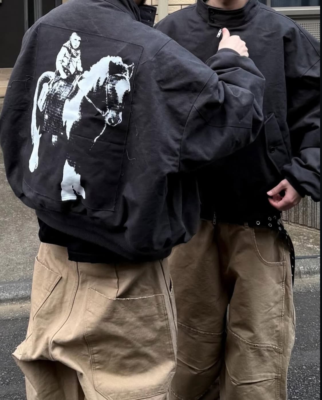 Mjd 카우보이 캔버스 해링턴 자켓 상품이미지1