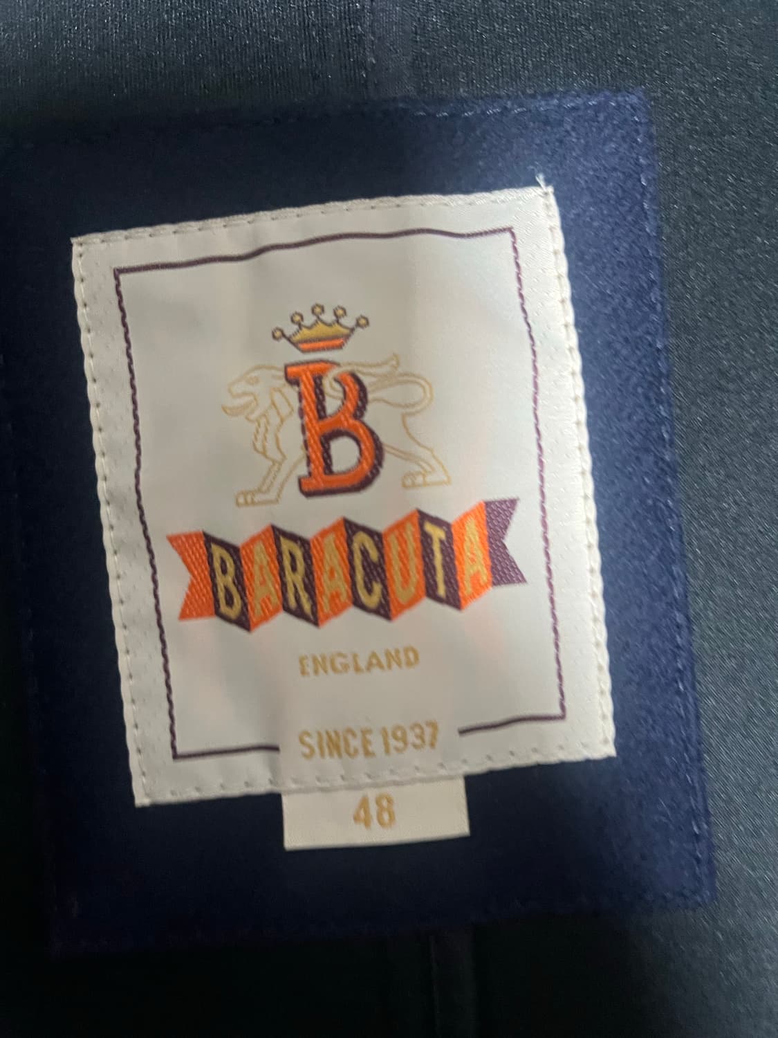 바라쿠타 코트 네이비 48사이즈 상품이미지3