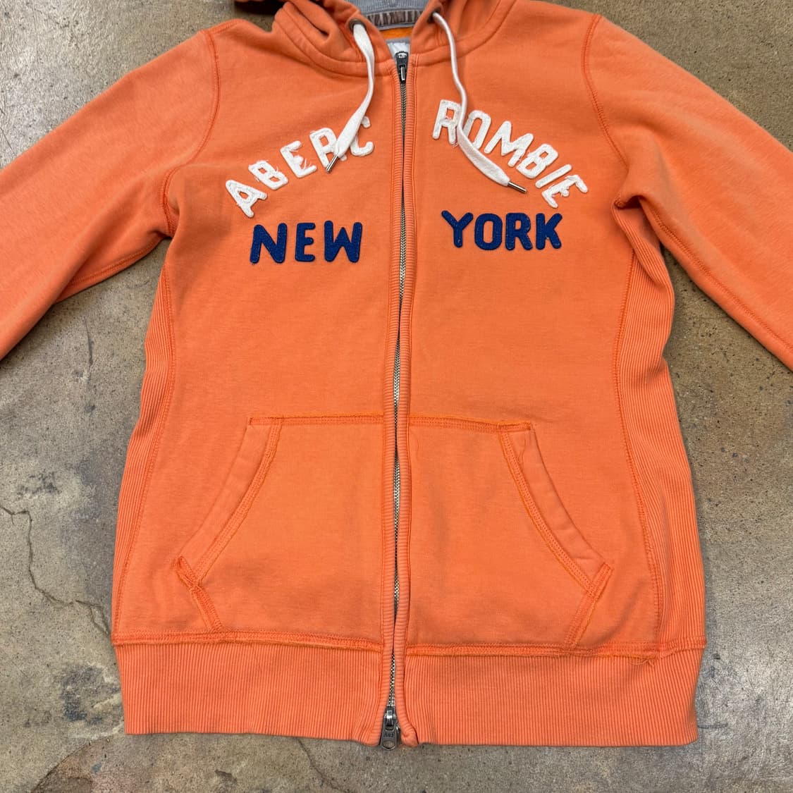 아베크롬비 오렌지 후드집업 상품이미지3