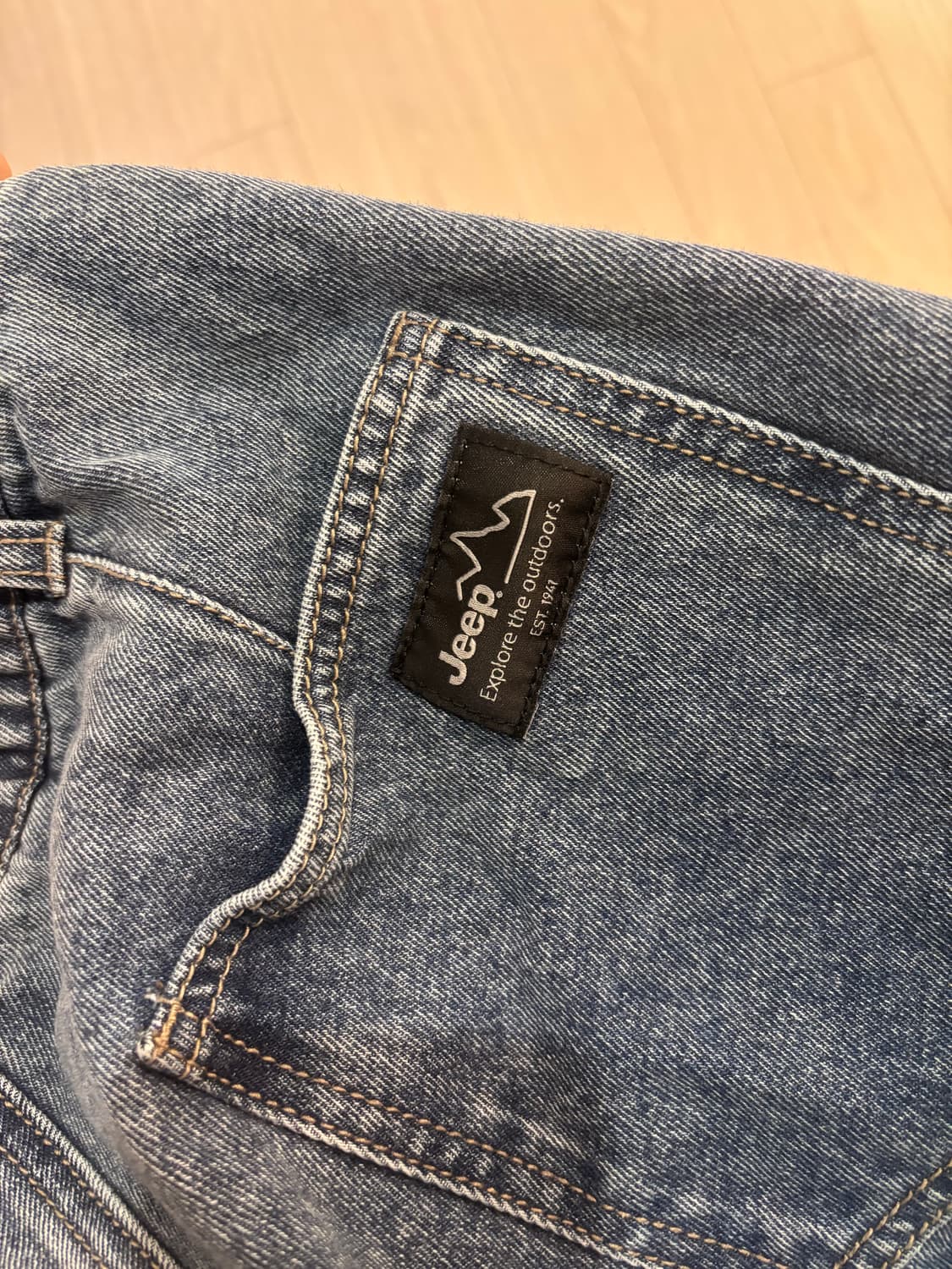 Jeep 카고 진청 데님팬츠 상품이미지4